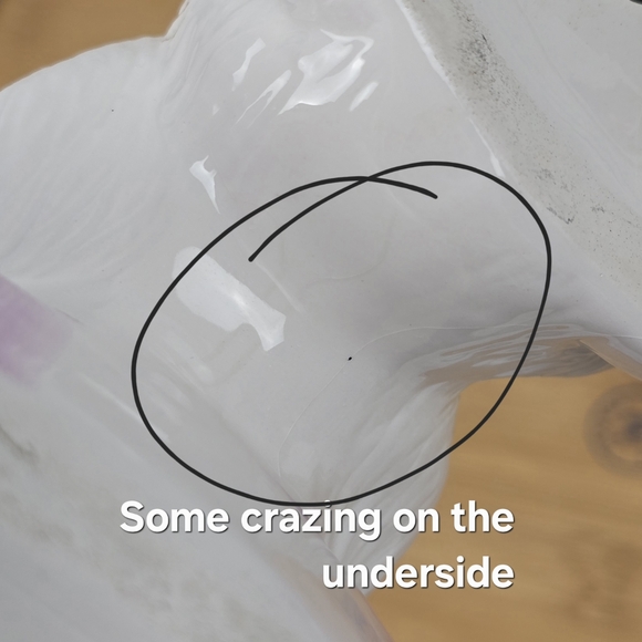 Ceramic Bunny with Attached Dish Vintage - Picture 11 of 15